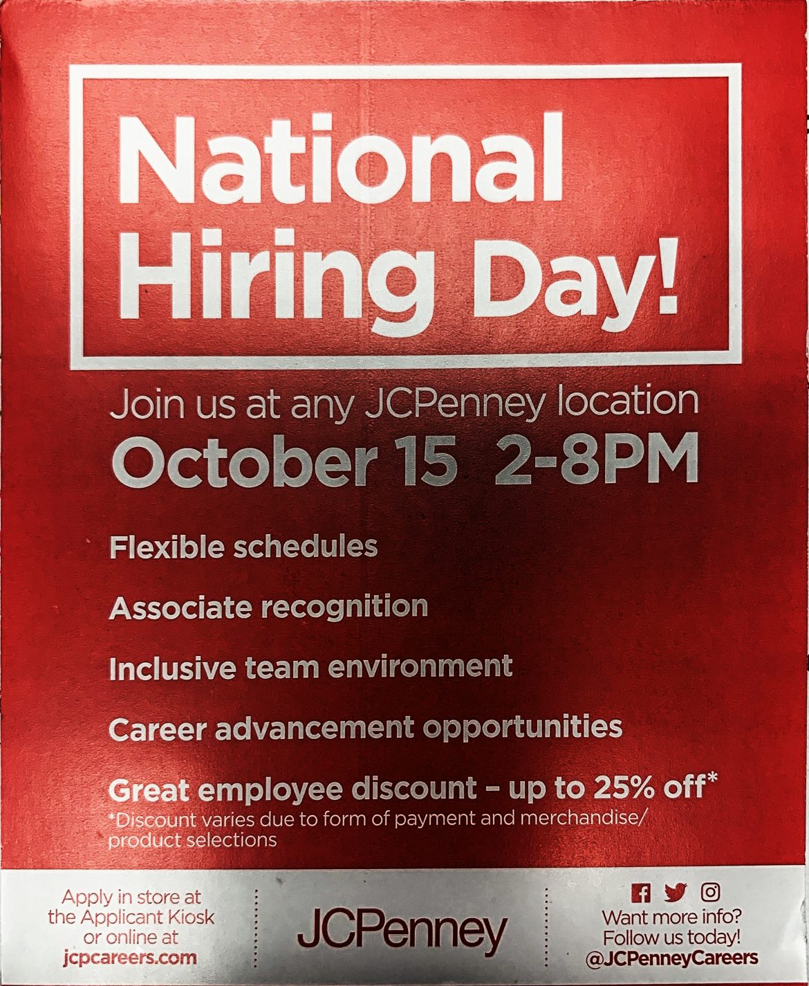 National Hiring Day Walden Galleria