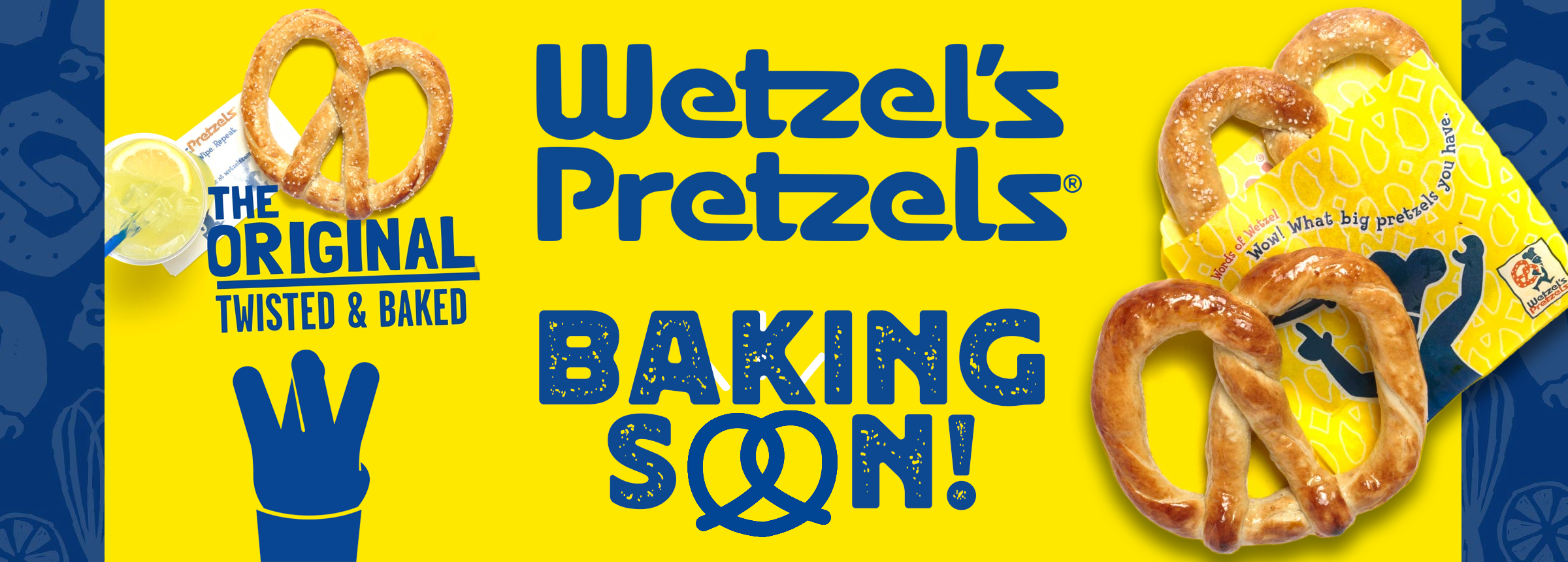 Order Wetzel's Pretzels (3333 Bristol St Ste #6000) Menu Delivery【Menu &  Prices】, Costa Mesa