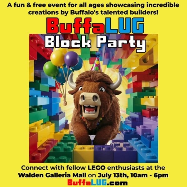 BuffaLUG Block Party Event Flyer July 2024