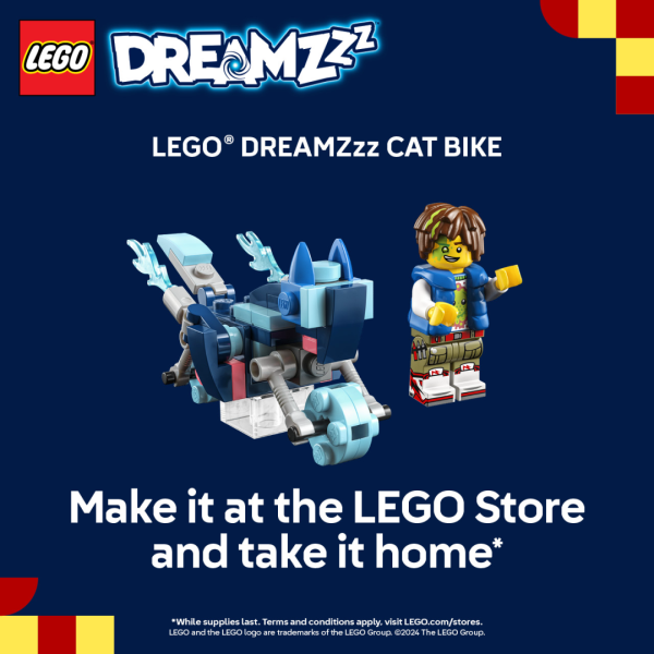 LEGO Campaign 63 Build a LEGO® DREAMZzz Cat Bike at The LEGO Store and take it home with you EN 1080x1080 1