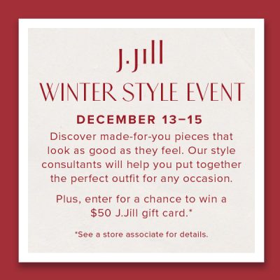 J. Jill WINTER 2025 COLLECTION STYLE EVENT 600x600