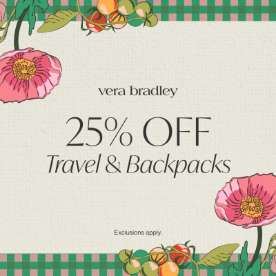 Vera Bradley Campaign 389 Travel Essentials 25 Off EN 1080x1080